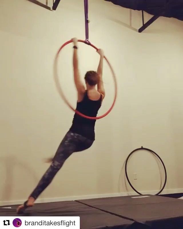 aerial hoop tricks